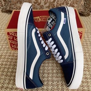 Vans Old Skool Pro Navy/Stv Navy/White WMNS